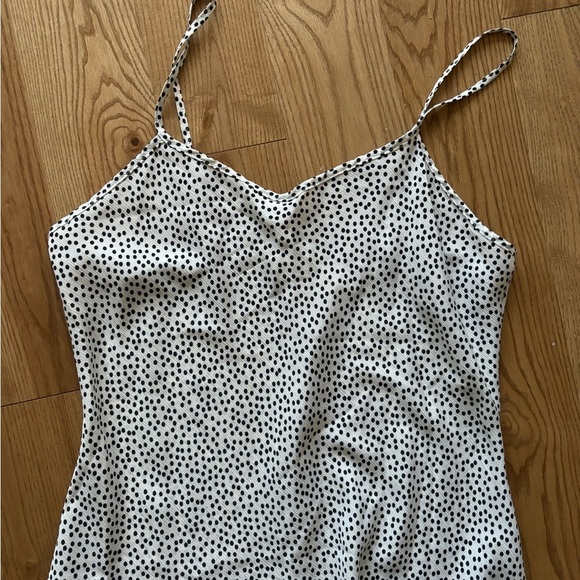 Vintage Polkadot Mini Slip Dress - Picture 2 of 4